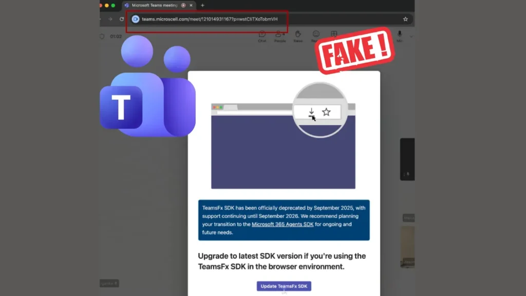 Hackers Using Fake “Microsoft Teams” Domains to Attack Users Via Malicious Payload